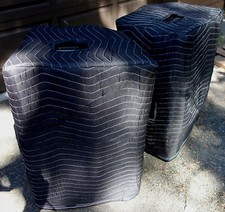 YORKVILLE PS12p PS 12P Padded Premium Black Covers - 2  Qty of 1  1 Pair 