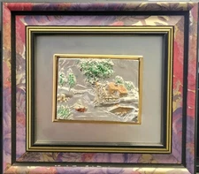 3D Raised Relief Italian Deco Art Painting 