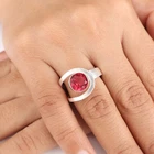 Pink Rubellite Gemstone 925 Sterling Silver Stylish Jewelry Handmade Women Ring
