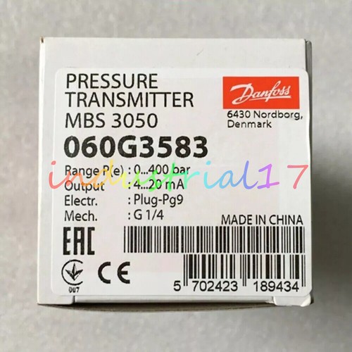 Brand New 1pcs DANFOSS MBS3050 060G3583 Pressure Transmitter Expedited Shipping