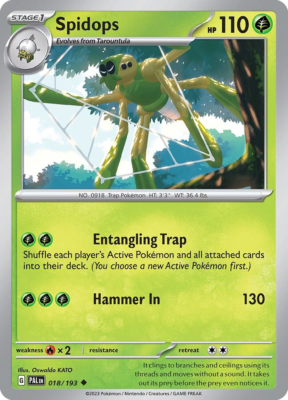 Spidops 18/193 Uncommon | Paldea Evolved | Pokemon Card | eBay