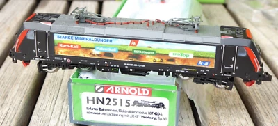Arnold HN 2515 N BR 187 420 Elektrolok EBS Erfurter Bahnservice DSS, K+S Werbung - Bild 1 von 4