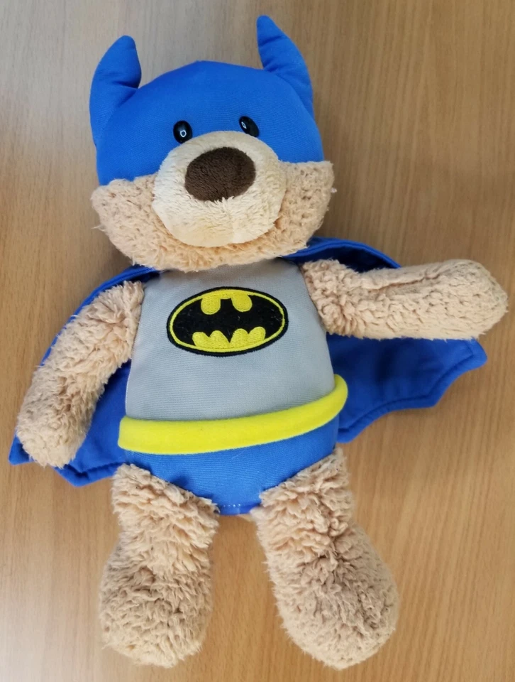 Oso de peluche Gund 12" Batman Malone usado 2015 gorro inferior Foto 3 de 4