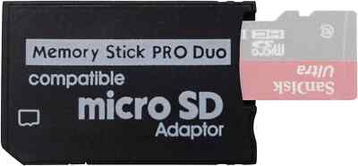 PSP Memory Stick Adapter, Funturbo Micro SD to Memory Stick PRO Duo Magicgate