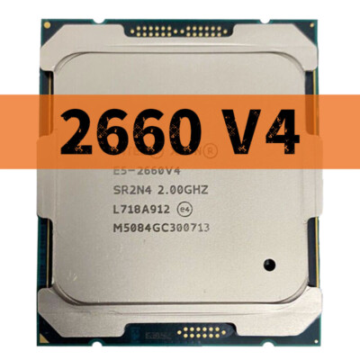 Intel Xeon E5-2660 v4 SR2N4 2GHz 14 Cores 105W LGA2011-3 CPU Processor
