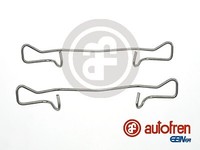 Autofren Seinsa D42344A ZubehÖRsatz, Scheibenbremsbelag Hinterachse Hinterachse
