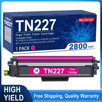 TN-227M TN-223M Magenta Toner Replacement for Brother HL-L3210CW MFC-L3710CW