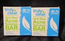 Best Price 2x Truly Clear One-Step Acne Solution Blemish Bar 3.5oz 99gr
