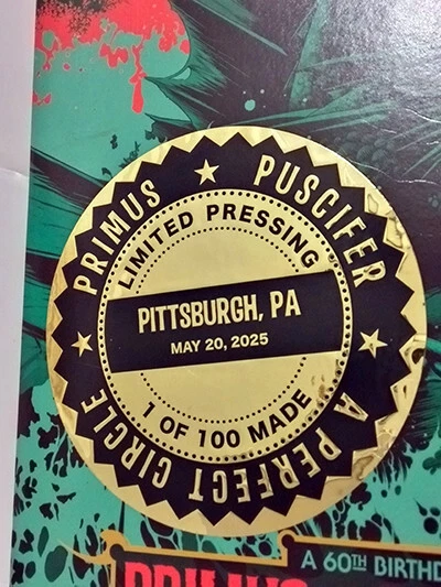 Primus / Puscifer / A Perfect Circle – Sessanta Live (2025, 4xLP, Limited White - Image 2 of 4