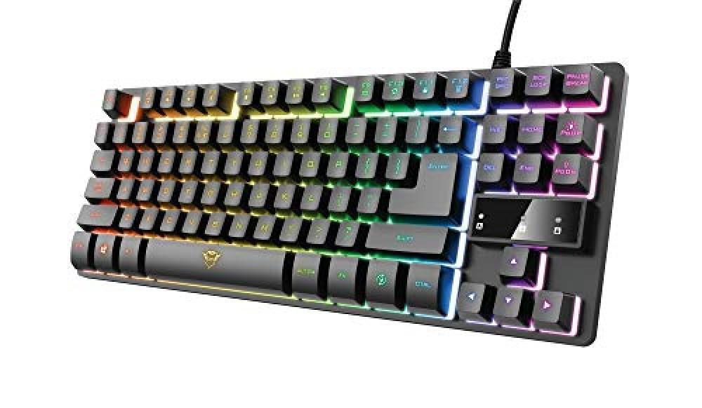 (TG. One size) Trust Gaming 24067, TKL GXT 833 Thado Gamer Keyboard RGB Tenkeyle