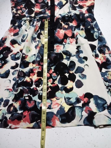 Mac + Jac A Line Dress Womens Medium Multicolor Floral Sleeveless - 第 4/5 張圖片