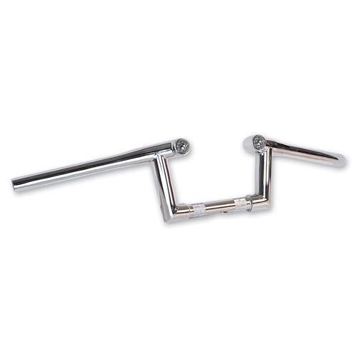 Pre-wired LED 5 Inch ApeHanger 1 1/4 Chrome Handlebar by Paughco Harley H42Z5C - Picture 2 of 6