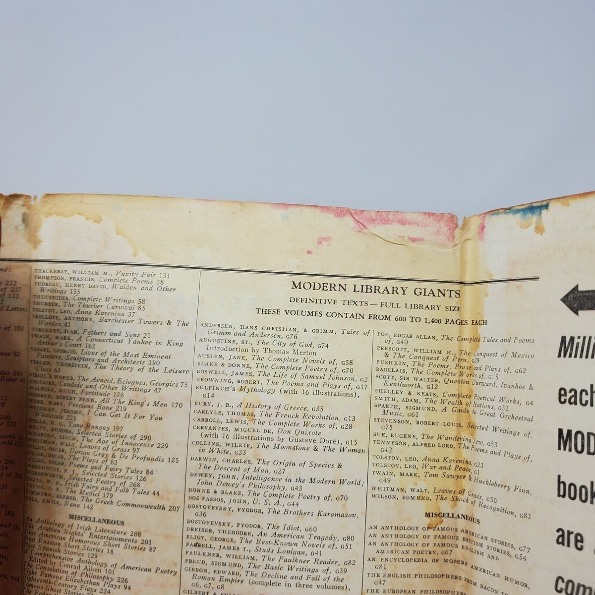 【中古本】ユリシーズ大全 Ulysses Encyclopedia Ulysses by James Joyce - 1961, Modern Library G52