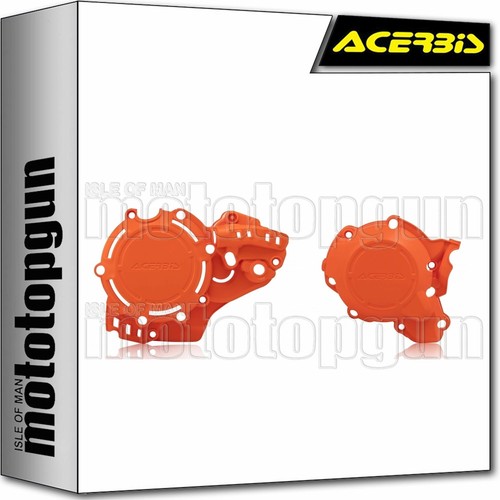ACERBIS 0023674 CARTER MOTORE X-POWER ARANCIO 2 HUSQVARNA TE 300I 2020 20 - Foto 1 di 3
