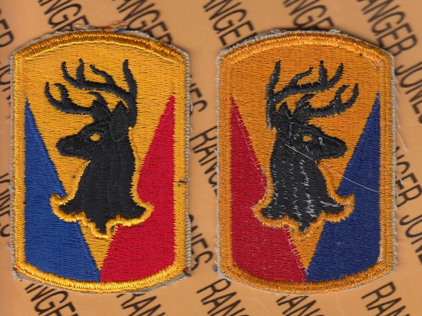 US Army 86th Infantry / Armored Tank Brigade ~3" patch c/e