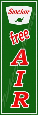 Sinclair Free Air 6'' x 18'' Metal Sign