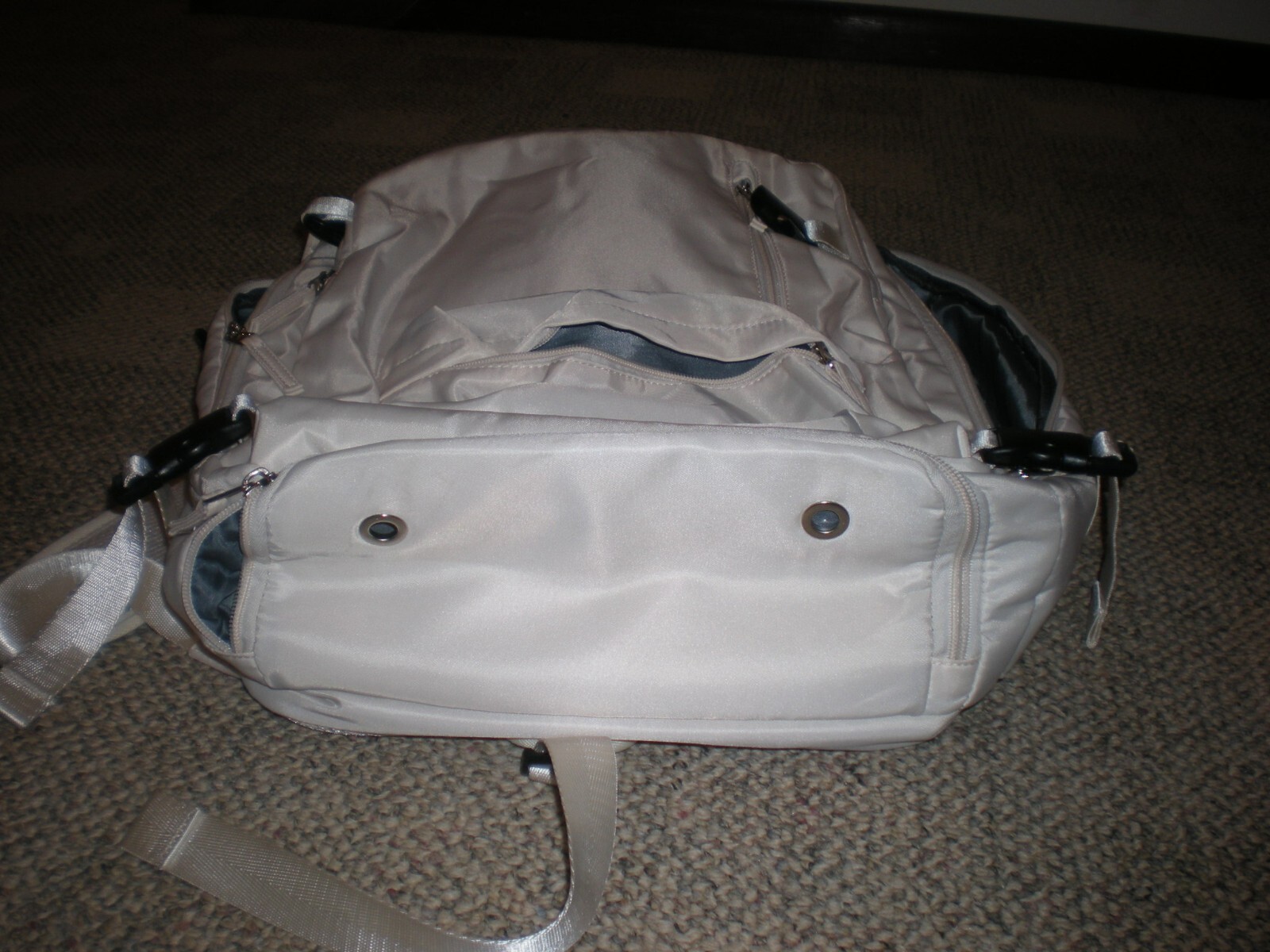 Backpack, large, white Gem
