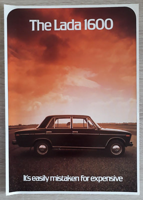 Lada 1600 Saloon Leaflet / Brochure c.1978