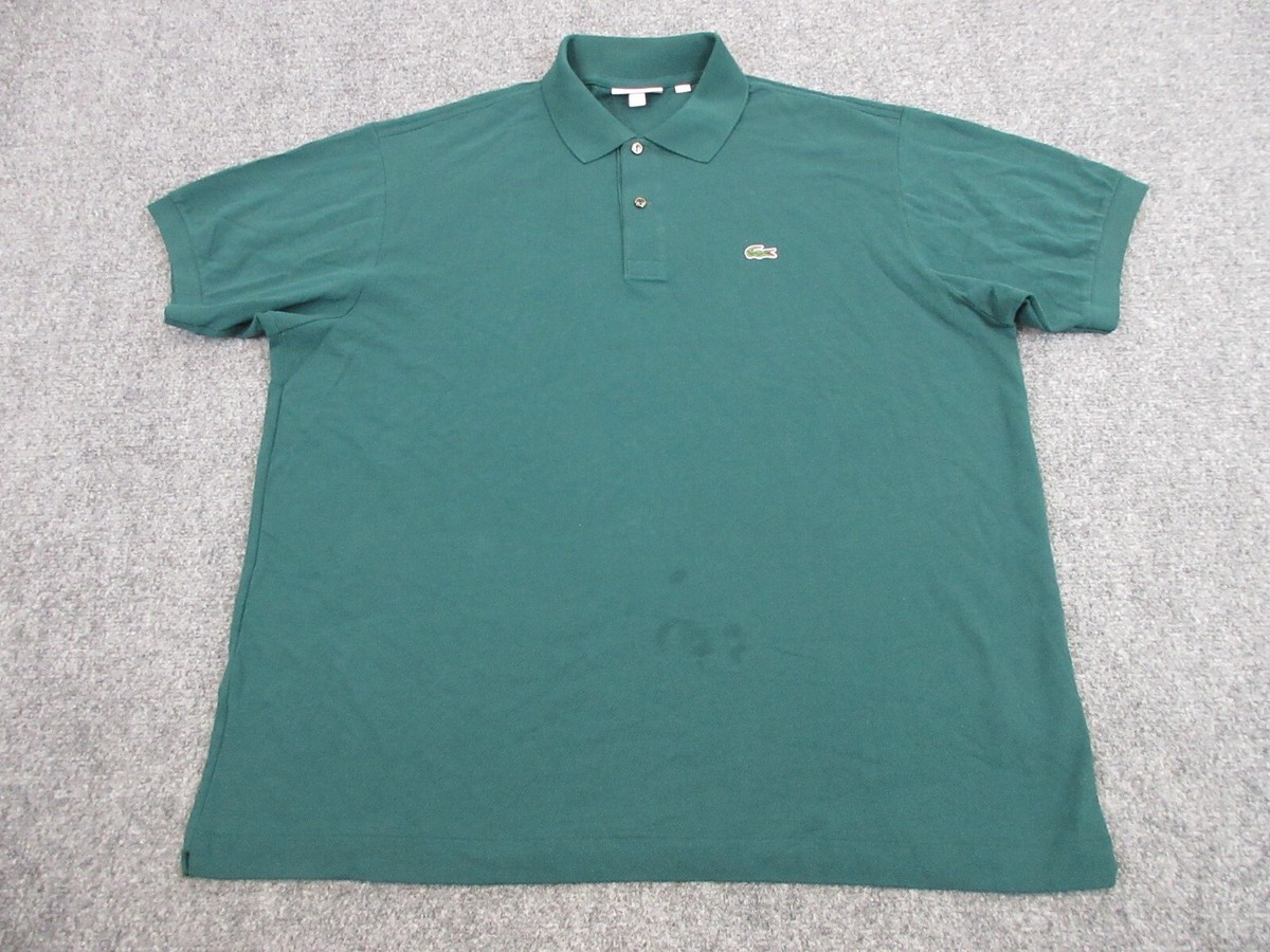 Lacoste Polo Shirt Mens Adult 2XL XXL Size 7 Green Crocodile Rugby Casual |  eBay