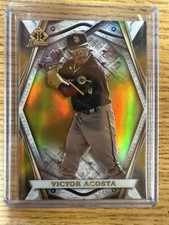 2022 Bowman Chrome Victor Acosta /50 Bowman Invicta Gold Refractor #BI-3 (RC)