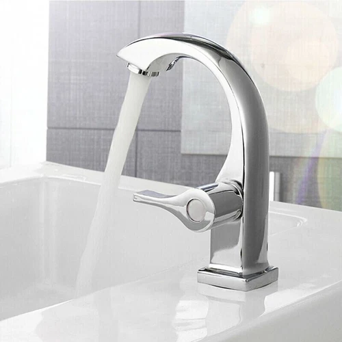 G1/2" Kaltwasser Armatur Waschtischarmatur Wasserhahn Für Badezimmer Waschbecken - Bild 10 von 13