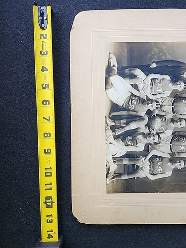 VINTAGE BASKETBALL CABINET 1919-20 GENUINE AUTHENTIC APROX 12X14 NBA RARE *TPHLC - Imagen 24 de 24