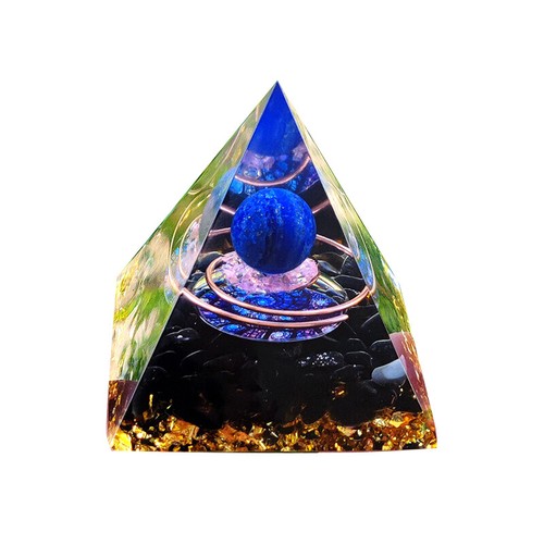 Amethyst Crystal Sphere Orgonite Pyramidamp Obsidians Chakra Energy Orgone Stone - Picture 18 of 27