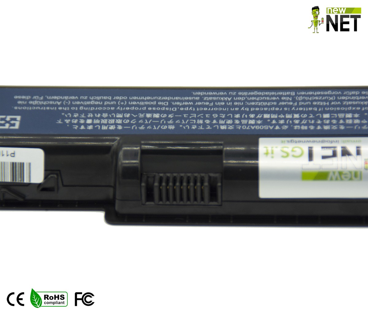 new net - Batteria da 5200mAh Compatibile con Notebook Packard