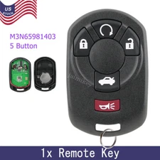 For Cadillac STS 2005 2006 2007 Keyless Entry Remote Car Key Fob 5B -M3N65981403