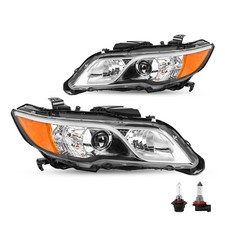 For 2013 2014 2015  Acura RDX Headlights Piar 2013-2015 Headlamps With Bulbs 2PC