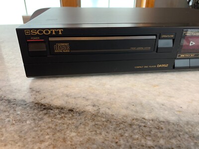 Vintage SCOTT 1980s '87 Single/One (1) Tray Compact Disc CD Player