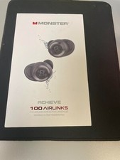 Monster Achieve 100 Airlinks Wireless Earbuds, Super Fast Charge, Bluetooth 5.0