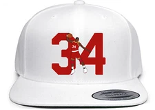 Houston Rockets Hakeem Olajuwon 34 Snapback Hat