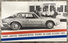 1964 Avanti Studebaker Automotive Sales Dealership Brochure Catalog