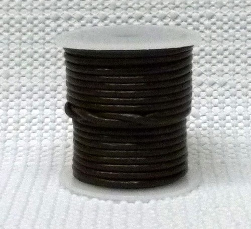 Farbige Lederkordelspule 1,5 mm 2 mm hochwertig GEFÄRBTES LEDER Handwerk - Bild 4 von 10