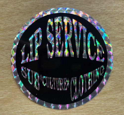 Lip Service clothing vinyl sticker set (1990s) - Picture 7 of 9