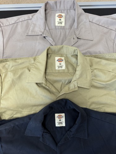 DICKIES Shirt Work Gear Set of 3 ORIGINAL FIT Size M - Picture 2 of 4