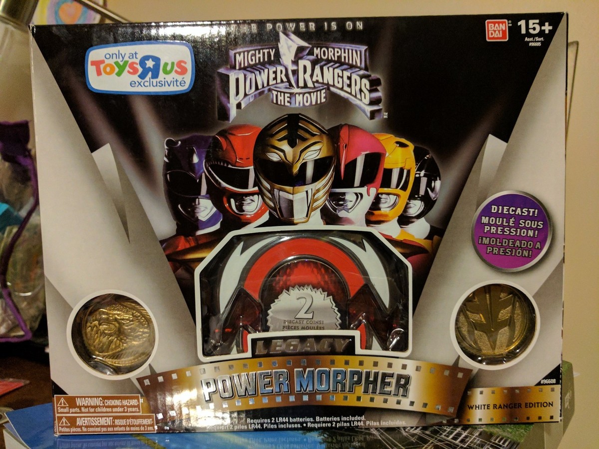 MIGHTY MORPHIN POWER RANGERS THE MOVIE LEGACY POWER MORPHER WHITE RANGER |  eBay