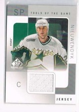 2000 SP Game Used Tools of the Game #JN Joe Nieuwendyk MEM 