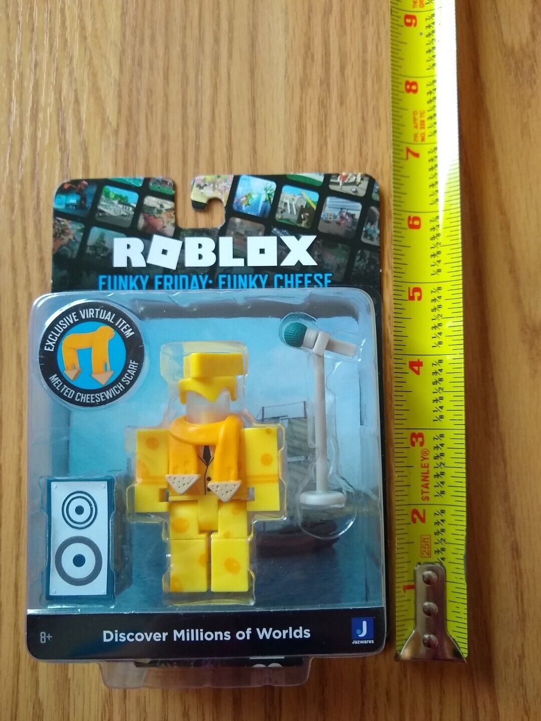 ROBLOX Funky Friday Cheese Figure Video Game Code App Boys Toys NEW NIP