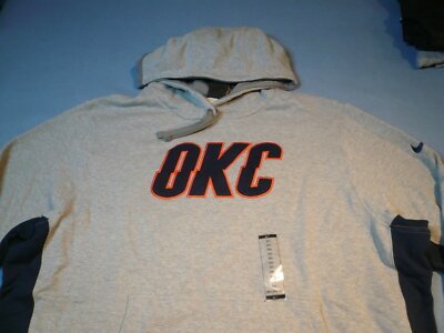 トップス NBA City Edition Courtside Hoodie OKC Nike Oklahoma City Thunder Courtside Edition BRAND NEW NBA Hoodie