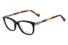 NEW NINE WEST NW5068 001 BLACK TORTOISE AUTHENTIC EYEGLASSES WOMENS RX 52-18-135
