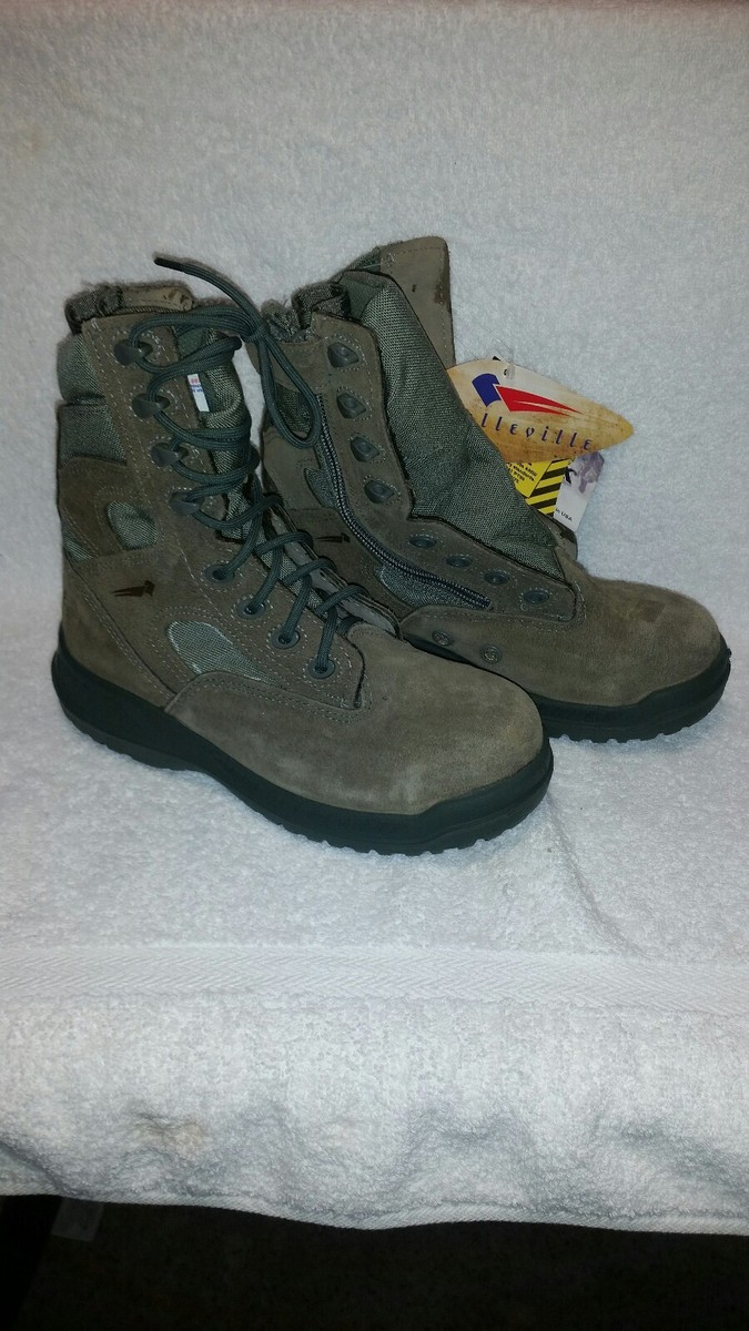 Belleville Military Combat Boots Size 4R #610ZST Steel Toe