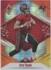 2021 Panini Phoenix Kyle Trask Rookie Fire Burst Parallel Buccaneers RC #121