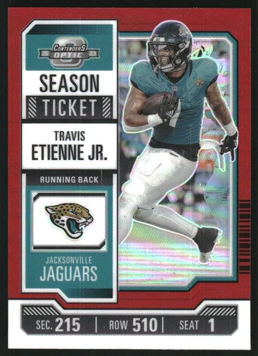 2023 Panini Contenders Optic Travis Etienne #24