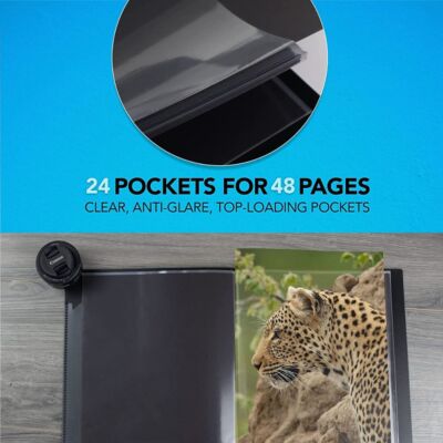 Itoya Art Profolio Original – 18x24 Storage/Display Book (24 Two-Sided Pages, 48 Sheets)