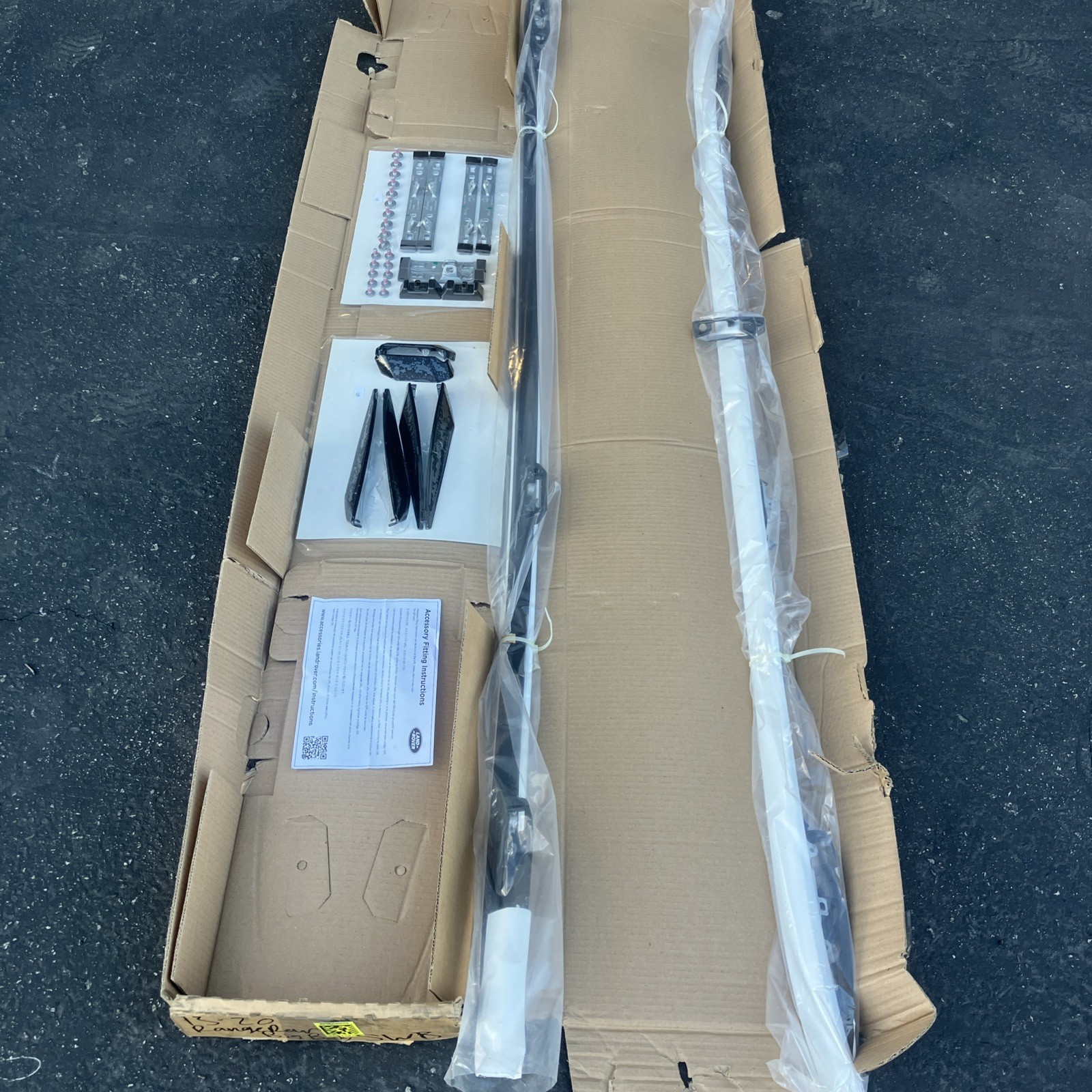 VPLRG0079 2013-2021 Range Rover L405 Gloss Black Roof Rail Kit Assembly New