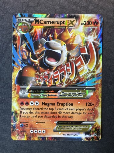 M Camerupt EX XY198 XY Holo Black Star Promo Pokemon