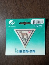 Girl Scout Ufficiale Prova I suoi Animali Ferro su Patch Sigillato
