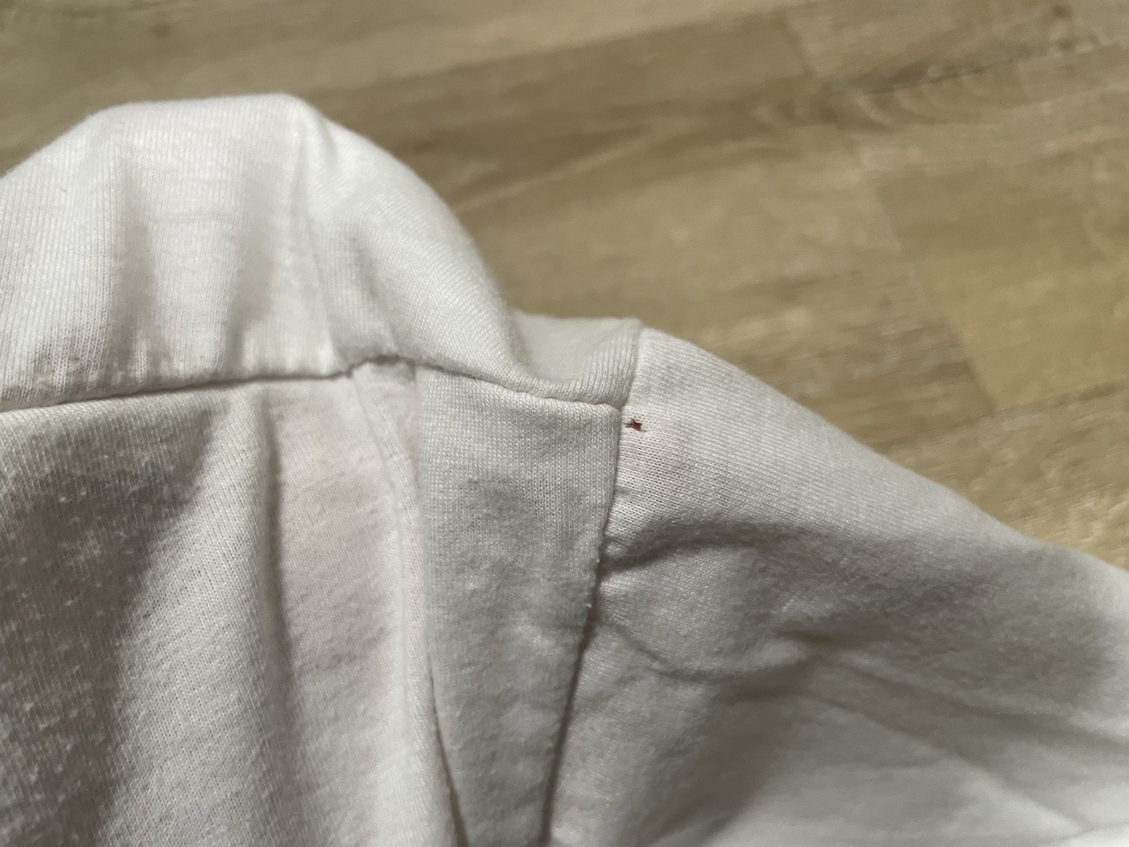 Vintage 70s Nologo Football Polo Shirt Mens XL White Palomar College Retro